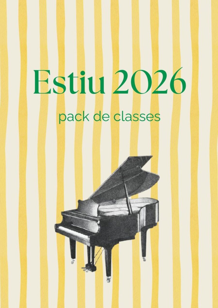 Cartell: Estiu 2026, pack de classes